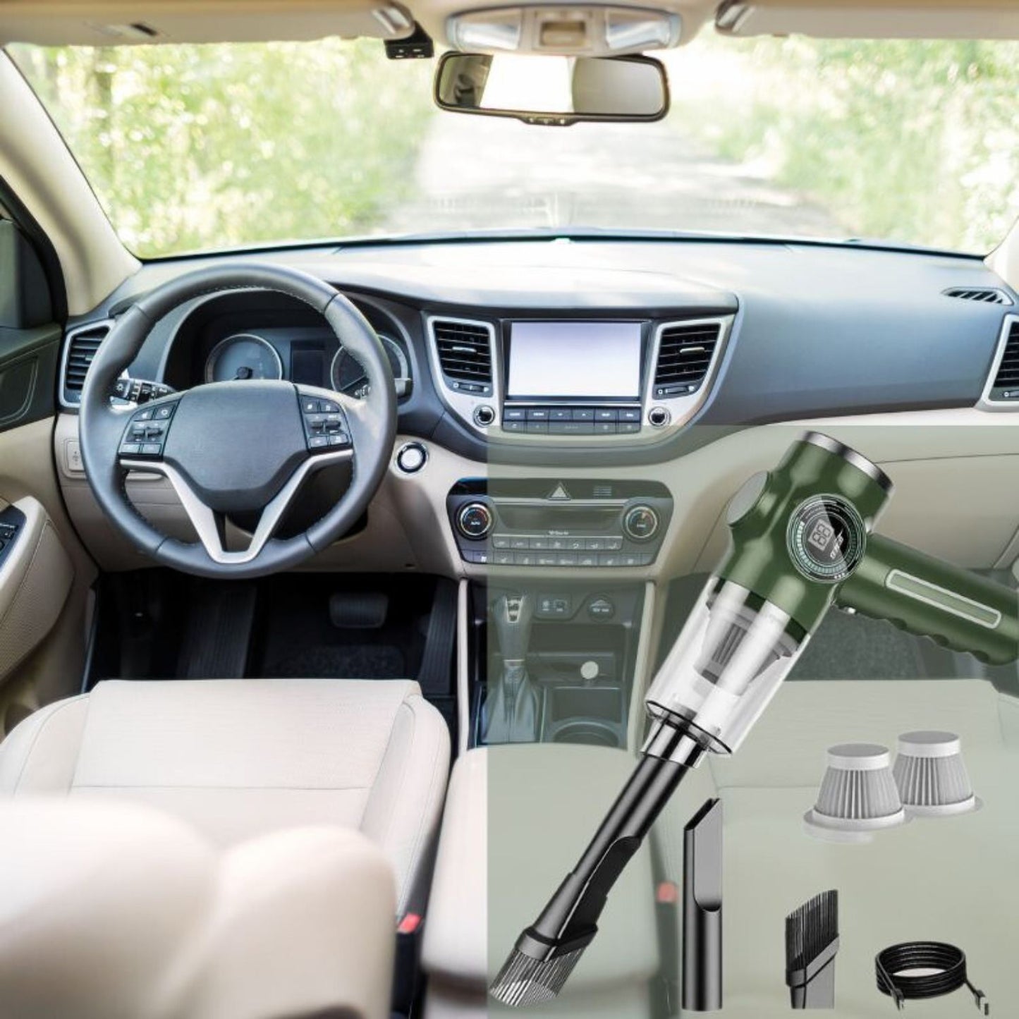 aspirateur-pour-voiture-vert