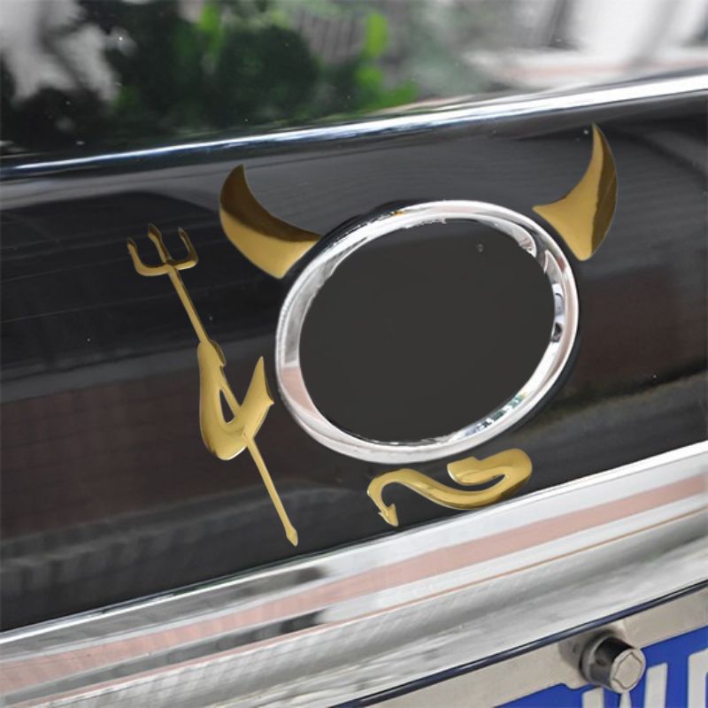 Autocollant pour voiture-Littledevil